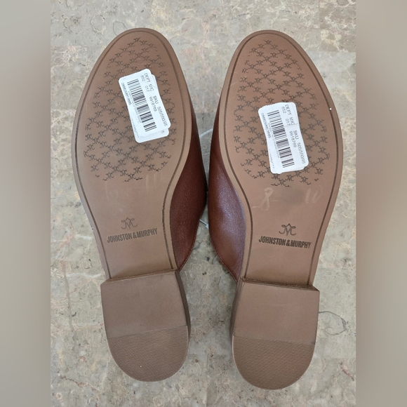 Johnston & Murphy Ali Bit Mule Cognac  Size 10 M - Picture 5 of 8